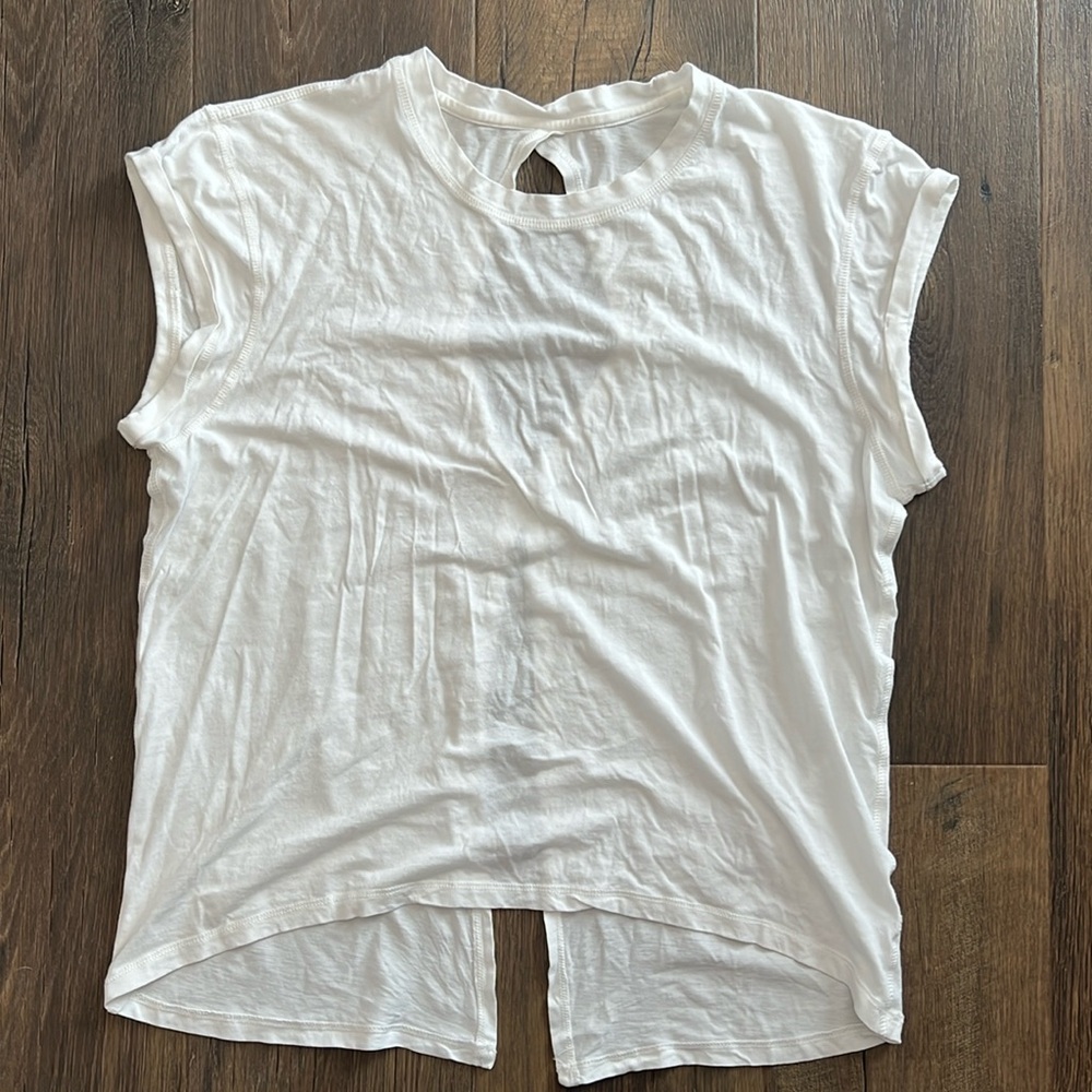 ZYIA White Short Sleeve Tee